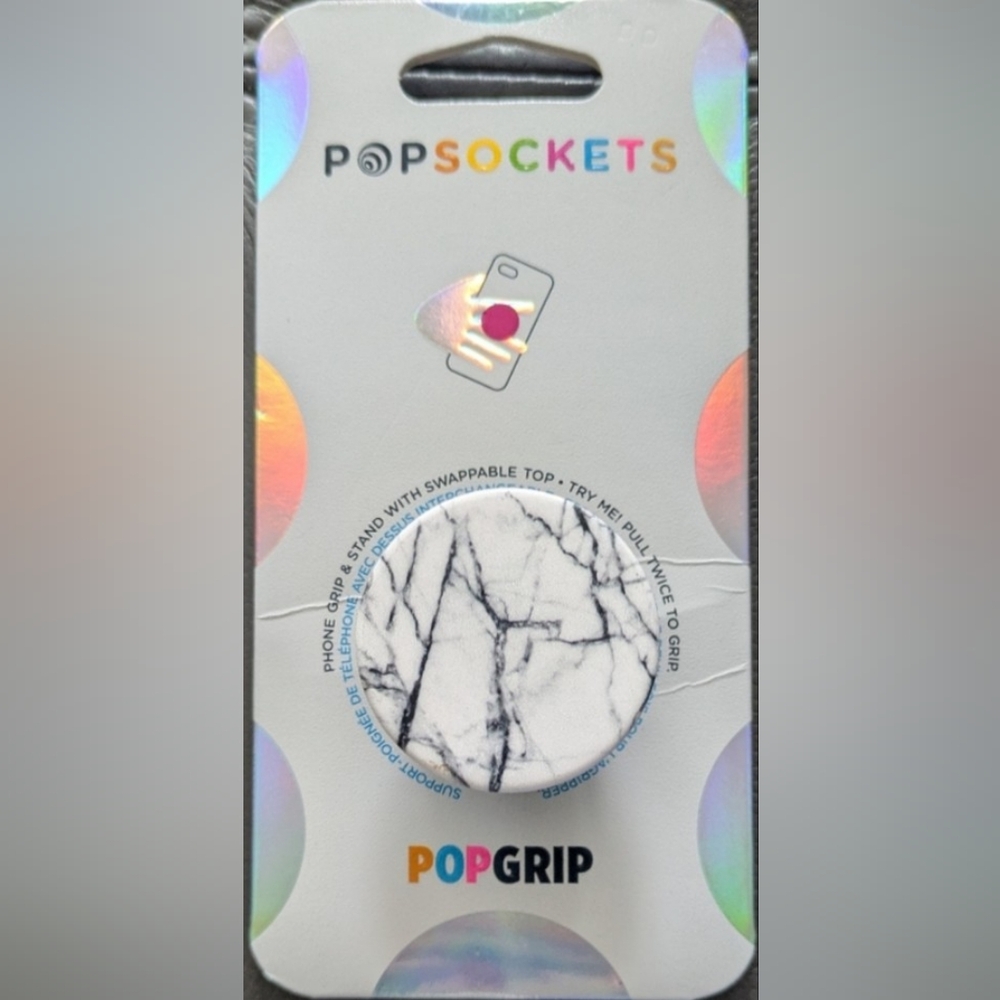 PopSocket Black and White Phone Cover Accessory